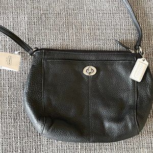 NWT Coach Pebble Leather crossbody bag